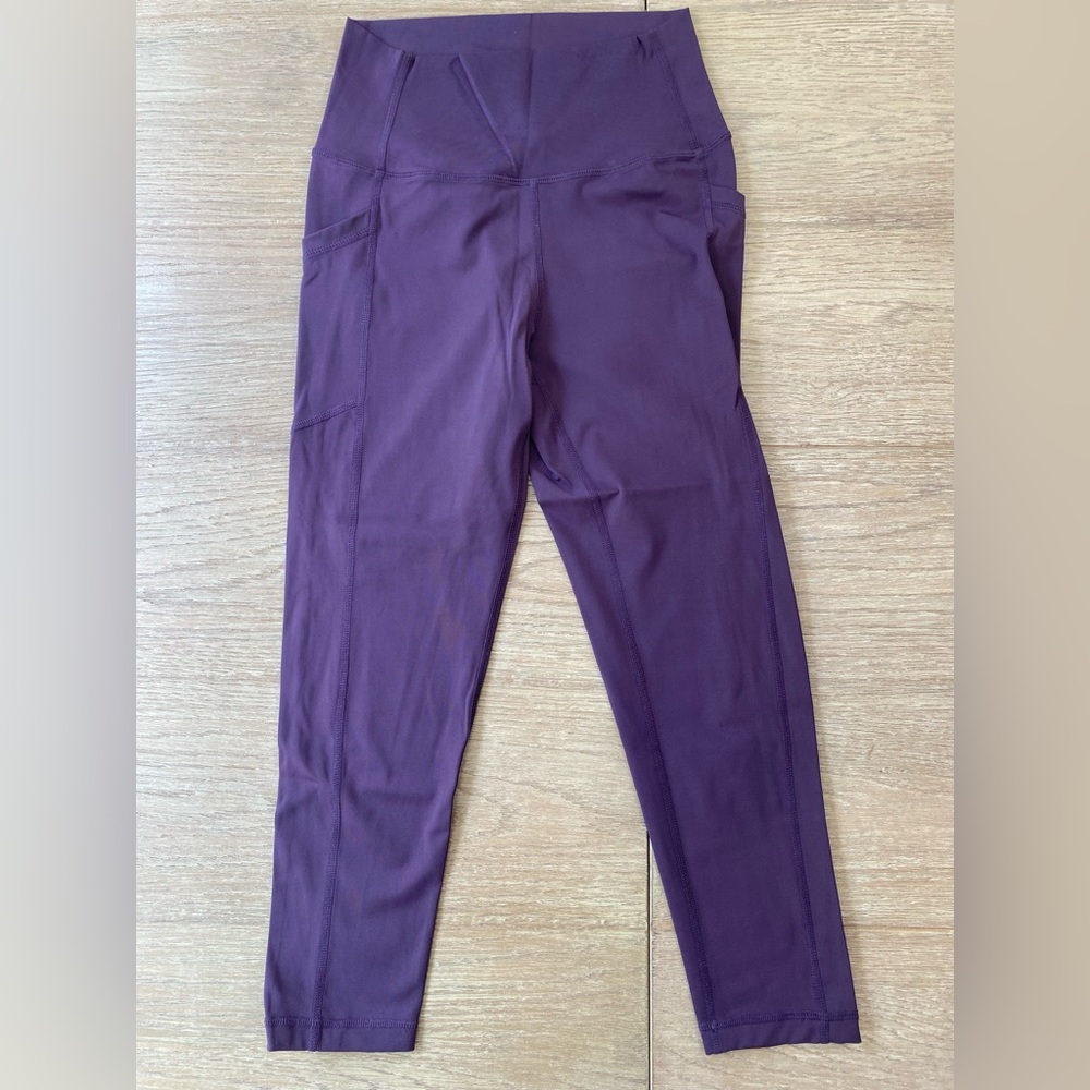 Zyia Plum Pocket Brilliant Hi-Rise Capri 20”
